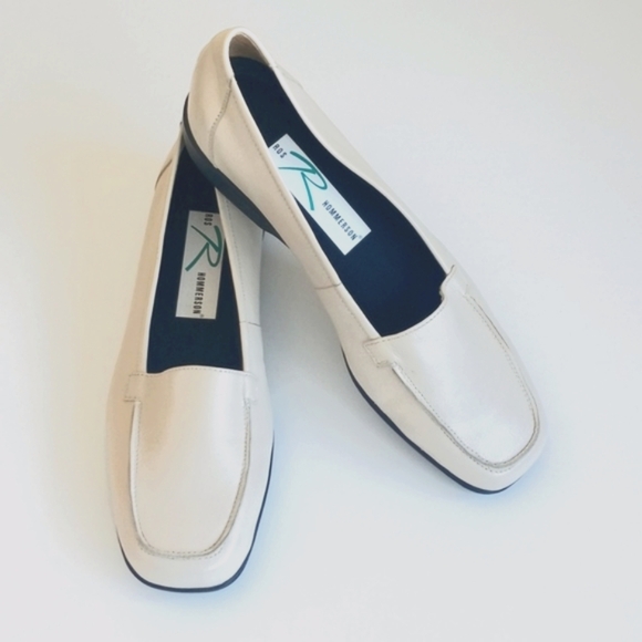 Ros Hommerson Cream Leather Slip On Loafers 7.5 (Beautiful & Minimalist Style) - Picture 4 of 13